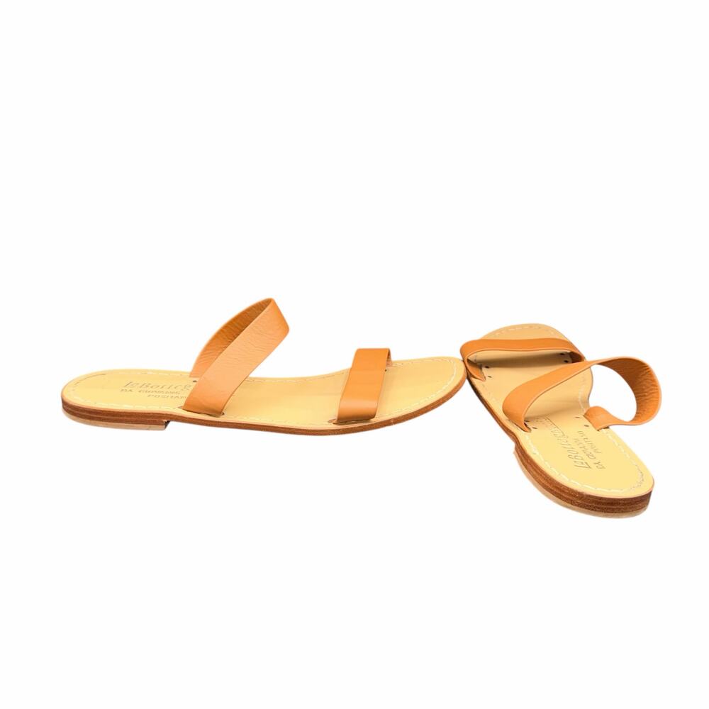 La Botteguccia Positano Leather Sandals US 6 Italy 4 Tan